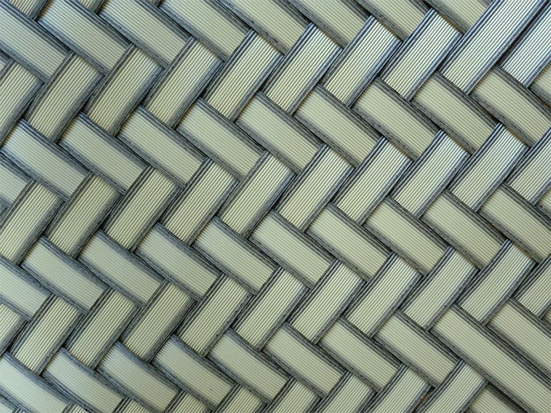 Suspended bamboo mat